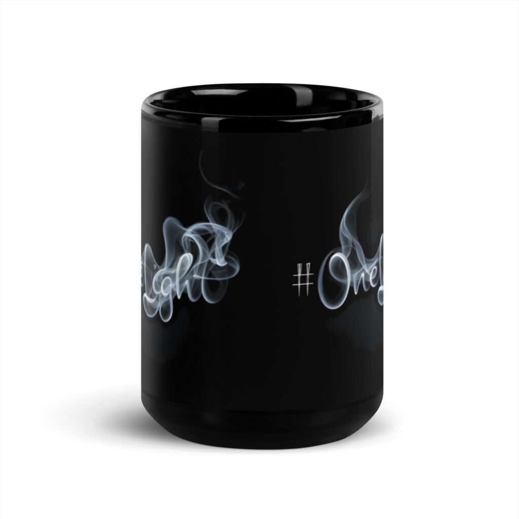 Black Glossy Mug Smoky OL