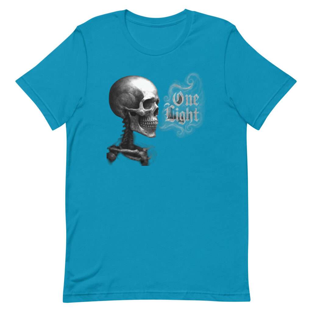 Unisex T-shirt One Light Skull
