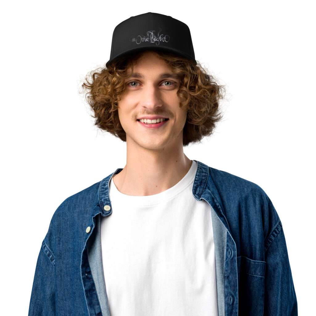 One Light 5-Panel Cap – Black Structured Snapback | Alaskan Avenger