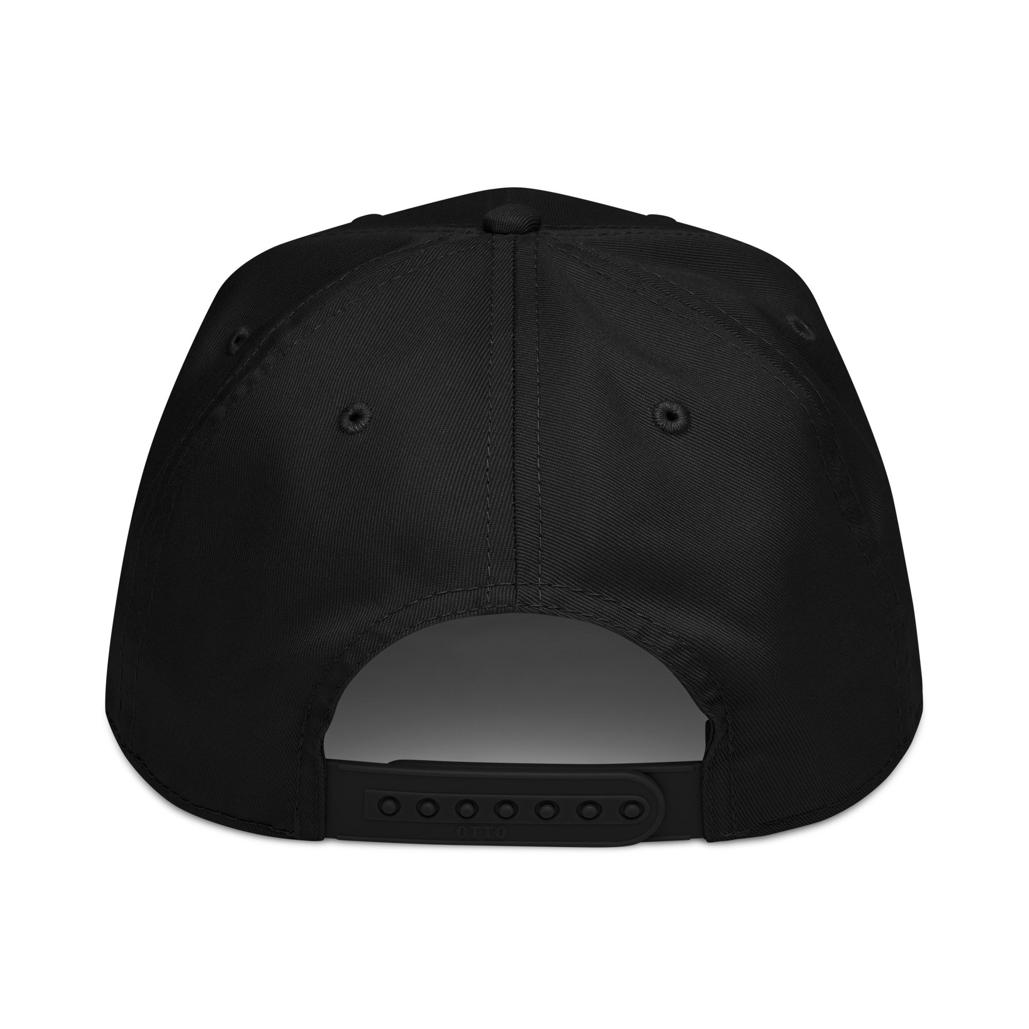 One Light 5-Panel Cap – Black Structured Snapback | Alaskan Avenger - Image 5