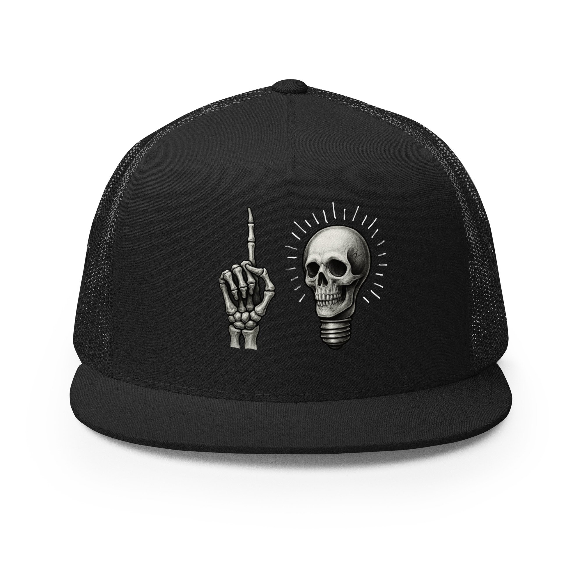 Skeleton Skull Trucker Cap | Alaskan Avenger Official Gear