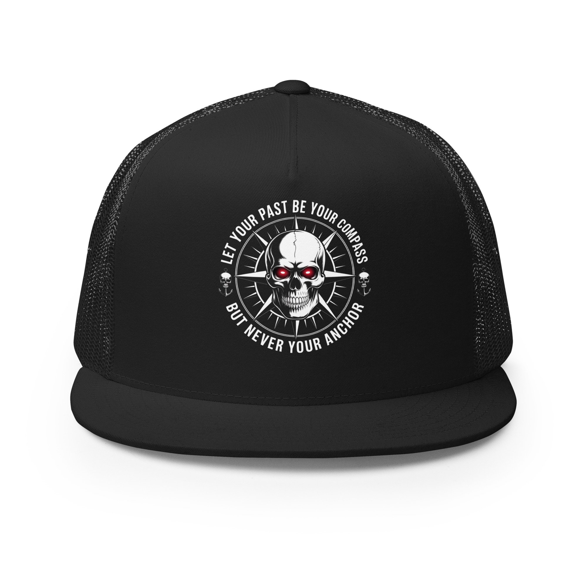 Compass Trucker Cap – Black Structured Snapback | Alaskan Avenger - Image 9