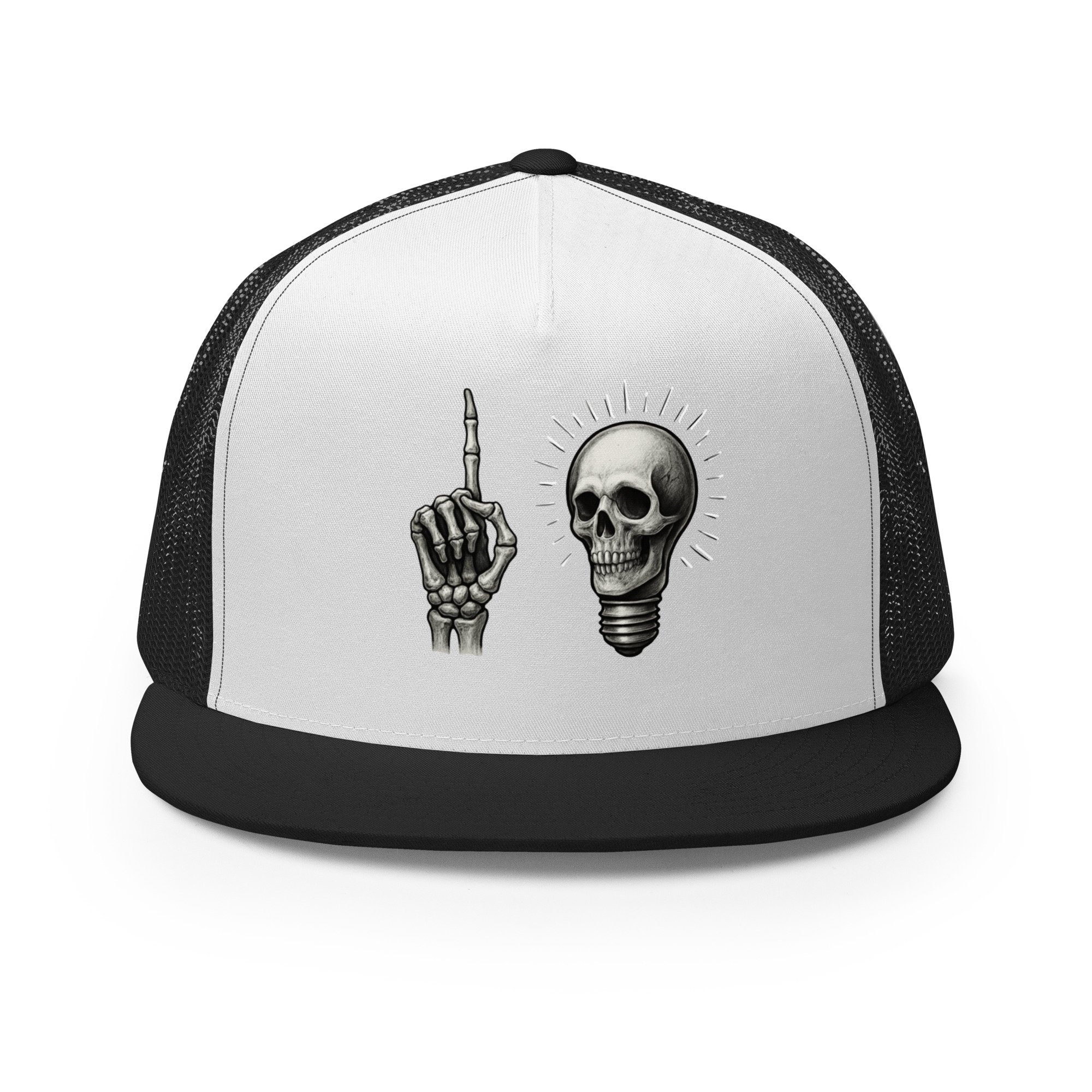 Skeleton Skull Trucker Cap | Alaskan Avenger Official Gear - Image 15