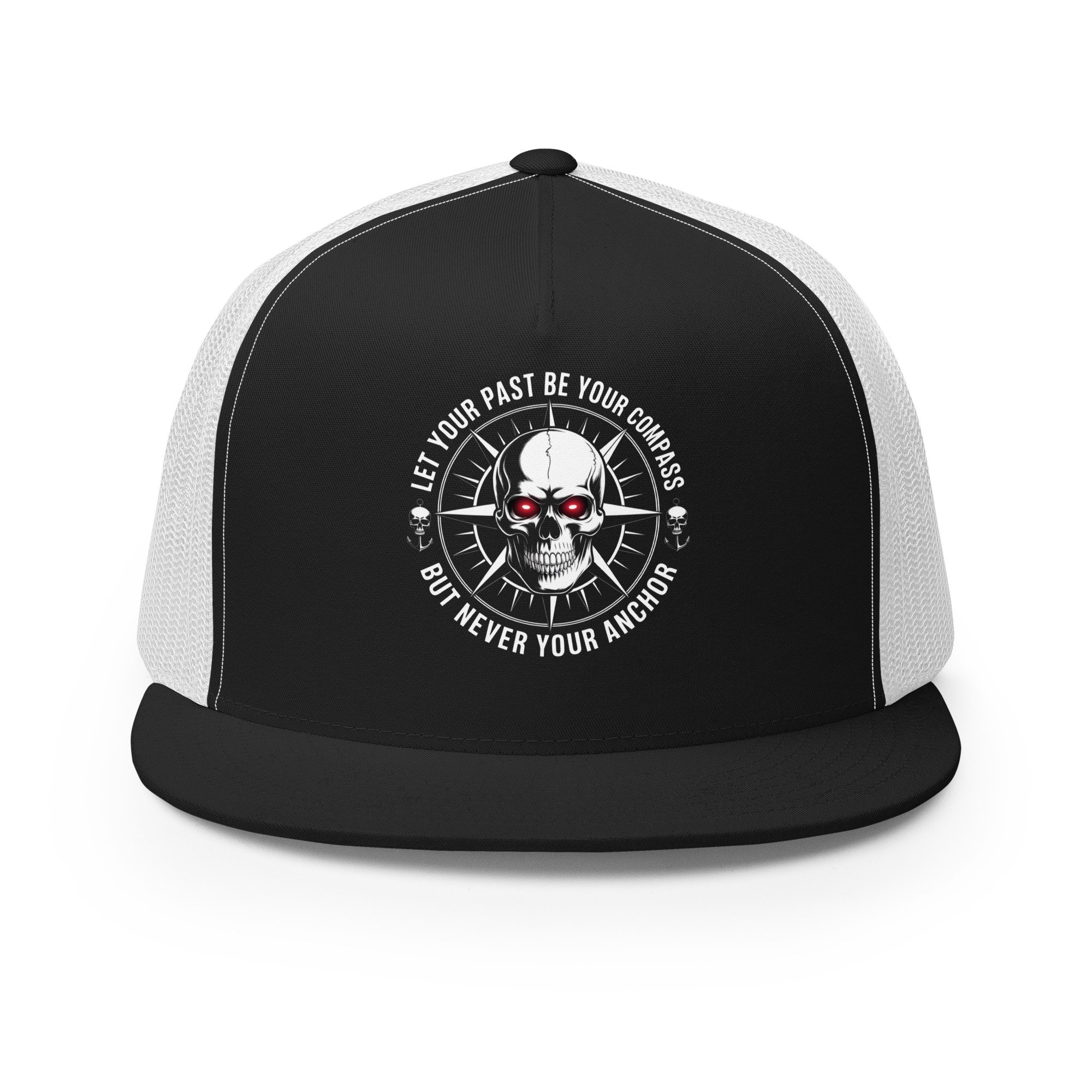 Compass Trucker Cap – Black Structured Snapback | Alaskan Avenger - Image 7