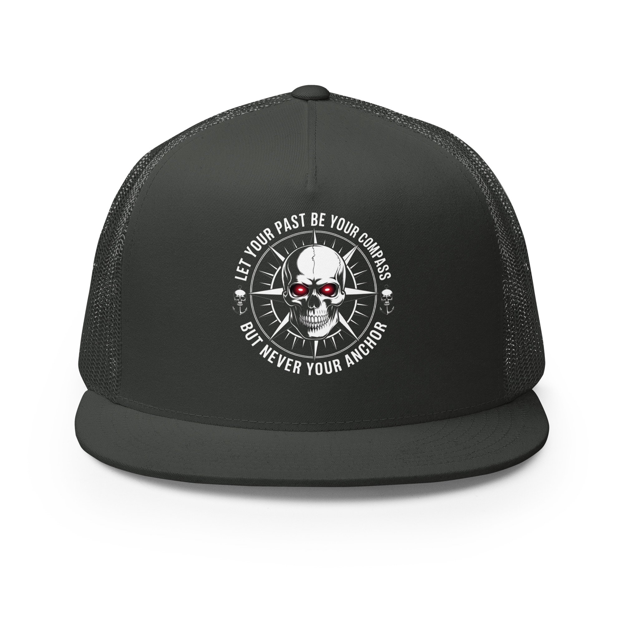Compass Trucker Cap – Black Structured Snapback | Alaskan Avenger - Image 15