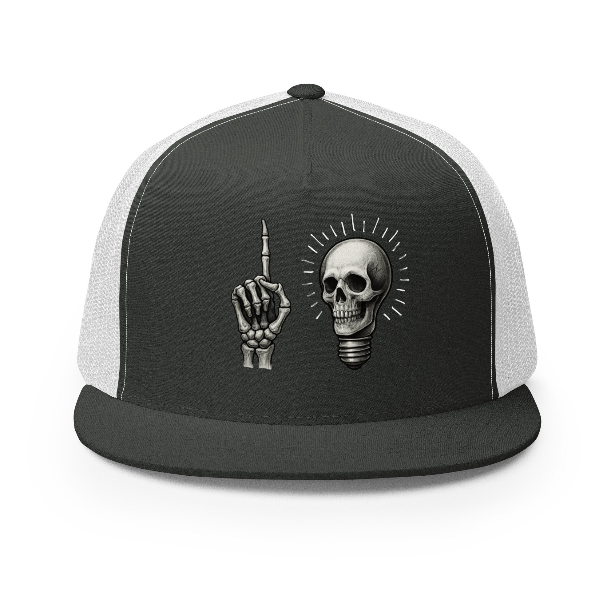 Skeleton Skull Trucker Cap | Alaskan Avenger Official Gear - Image 11