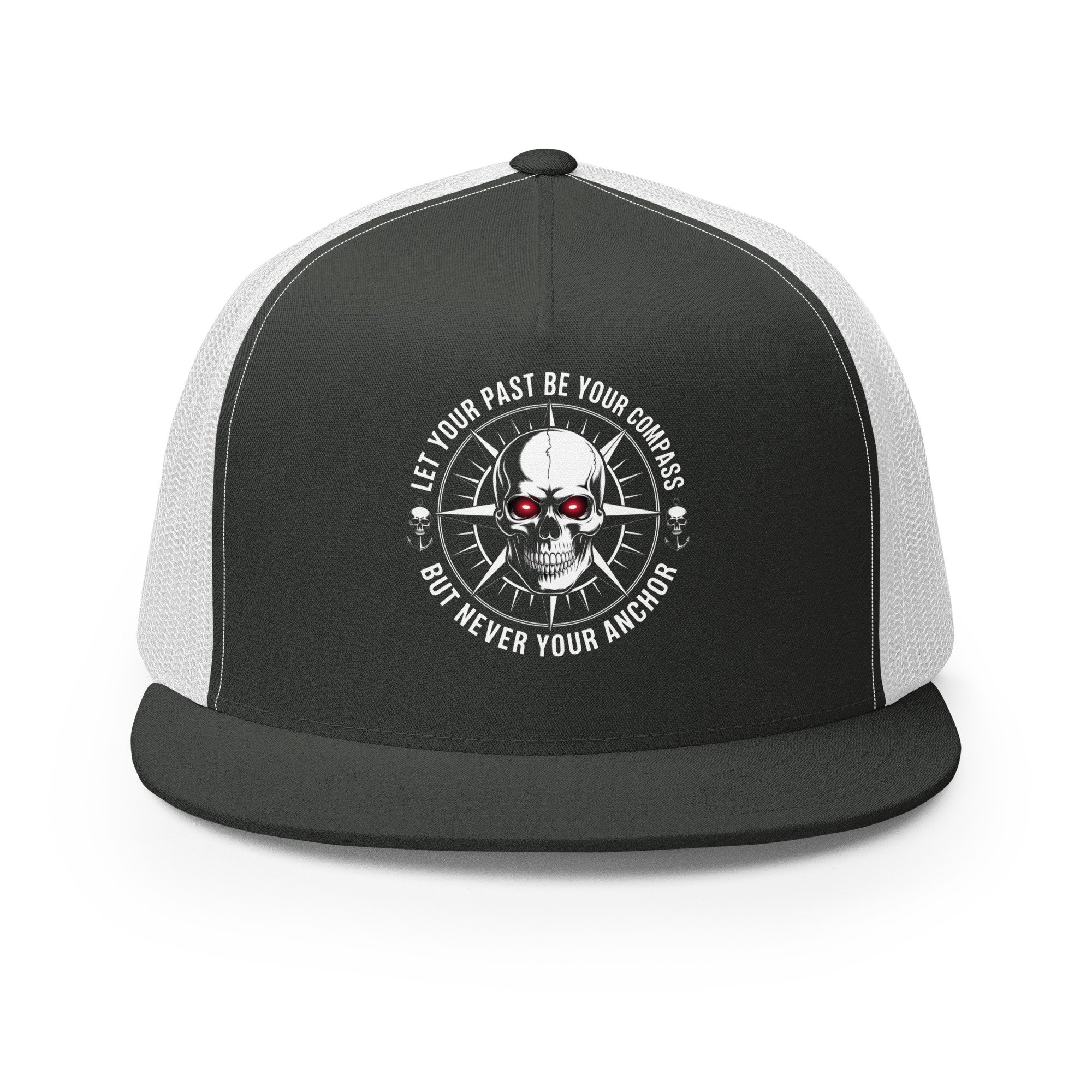 Compass Trucker Cap – Black Structured Snapback | Alaskan Avenger - Image 17