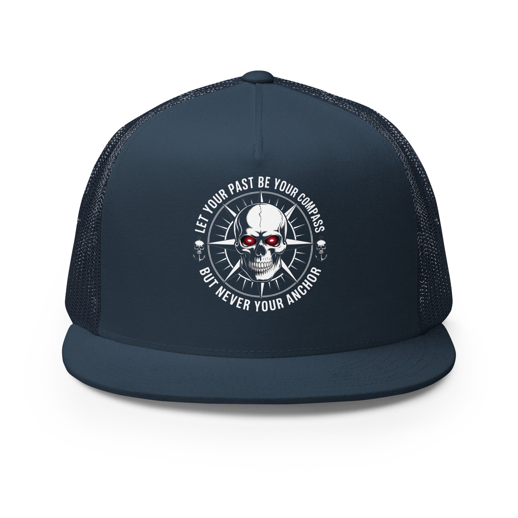 Compass Trucker Cap – Black Structured Snapback | Alaskan Avenger - Image 11