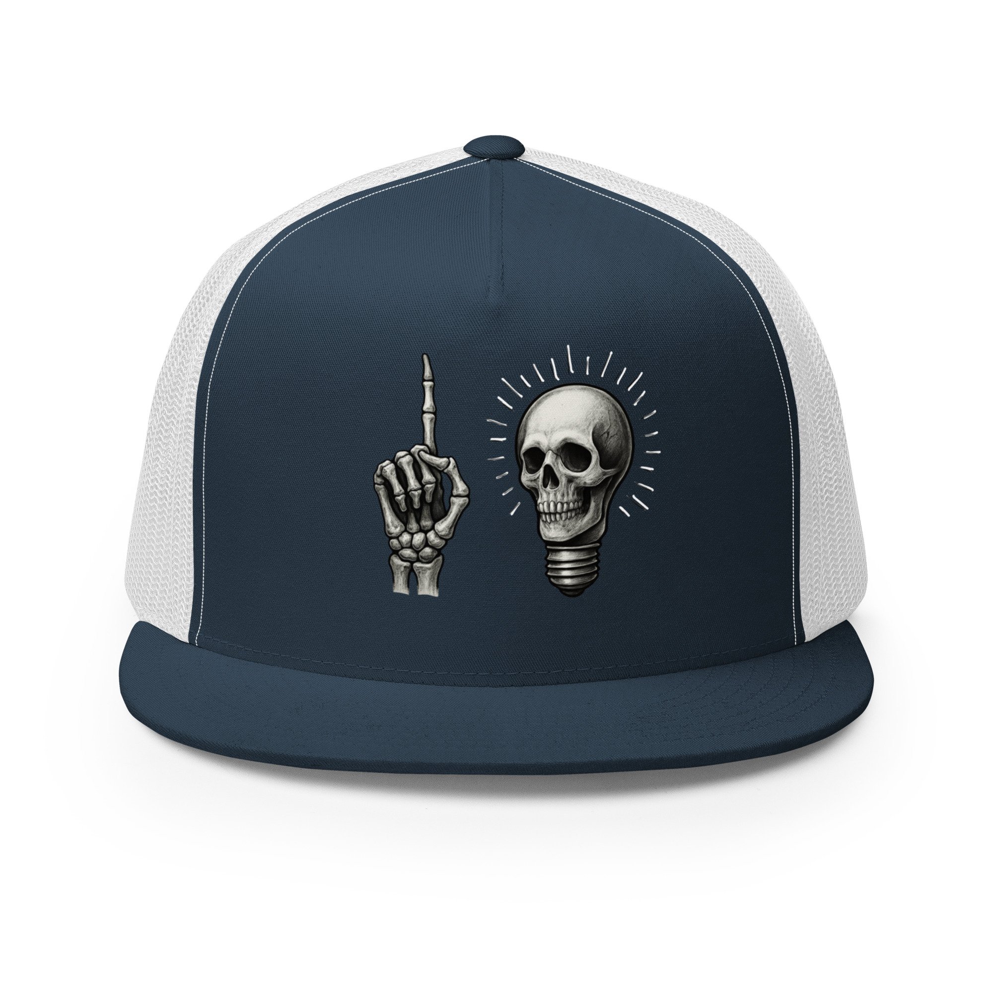 Skeleton Skull Trucker Cap | Alaskan Avenger Official Gear - Image 7