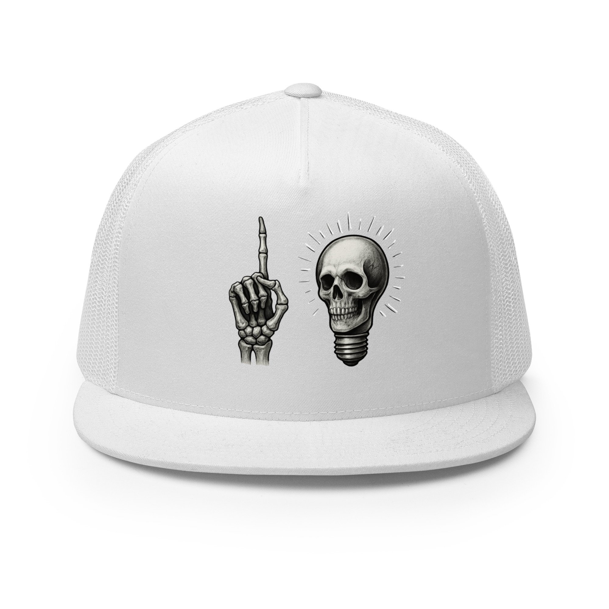 Skeleton Skull Trucker Cap | Alaskan Avenger Official Gear - Image 17