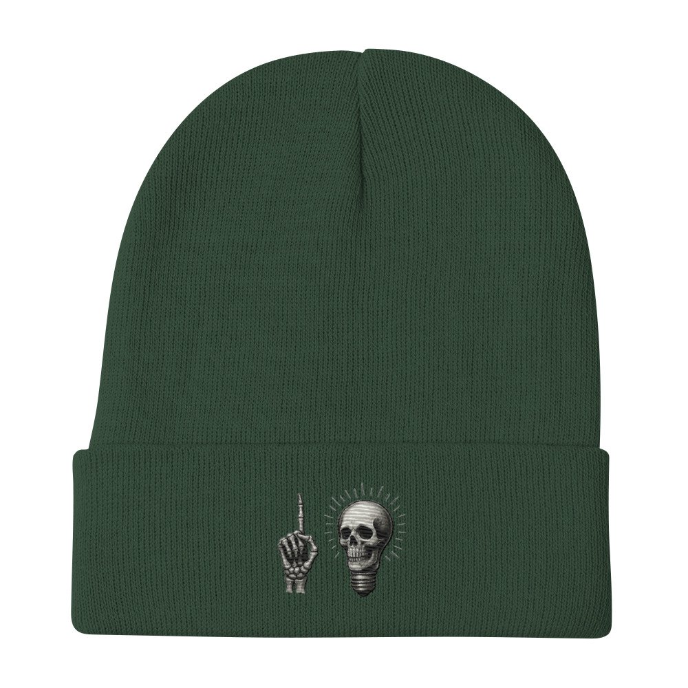 Skeleton Skull Beanie - Image 3