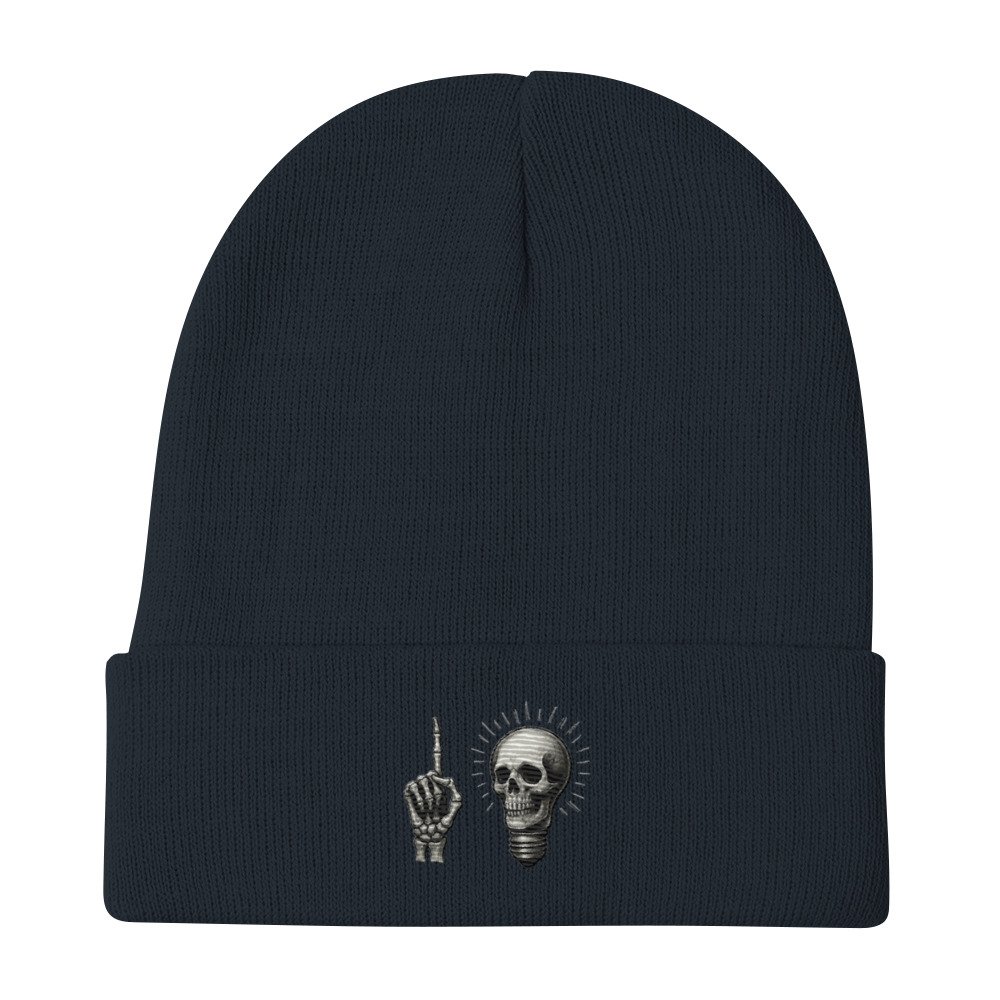 Skeleton Skull Beanie - Image 2