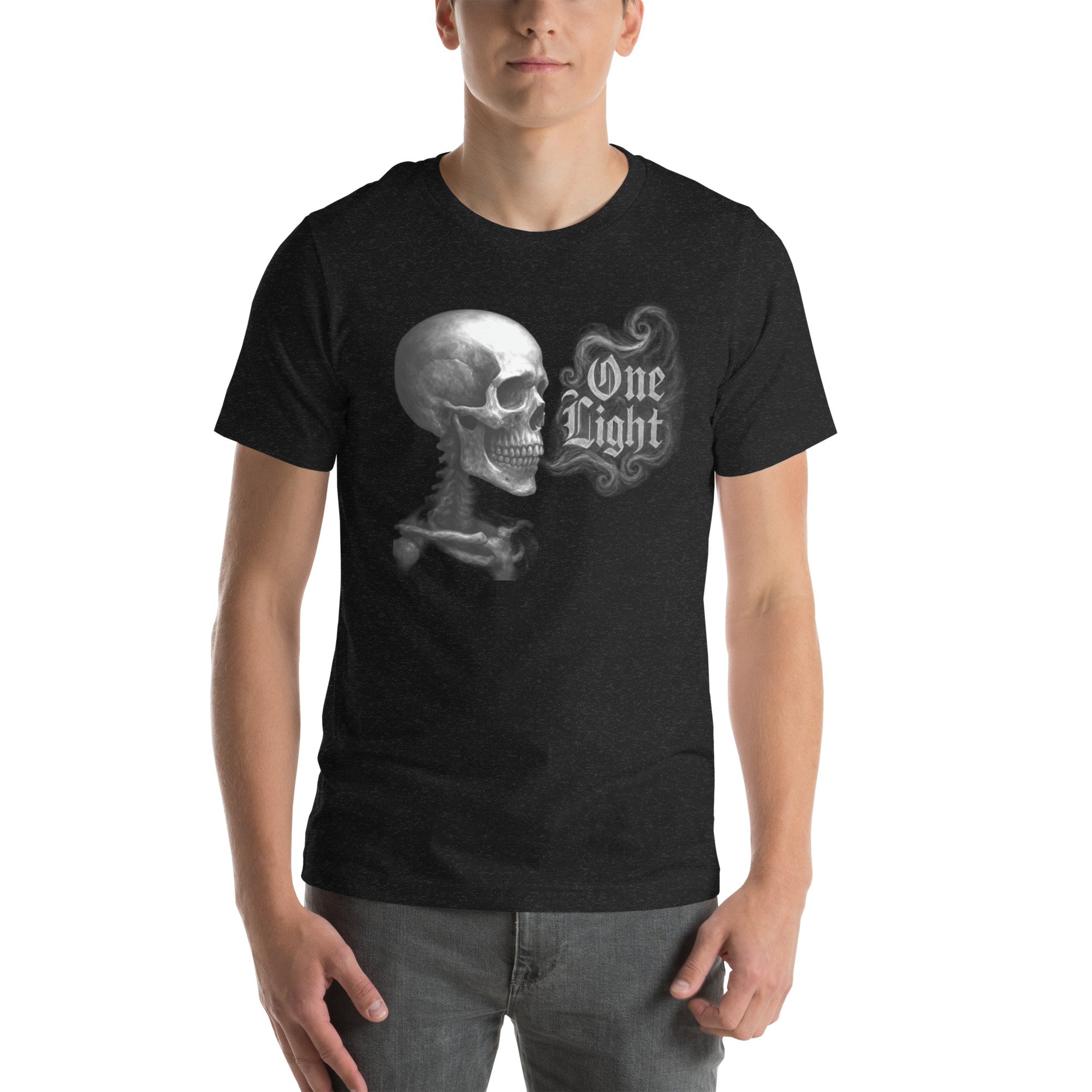 Unisex T-shirt One Light Skull - Image 91