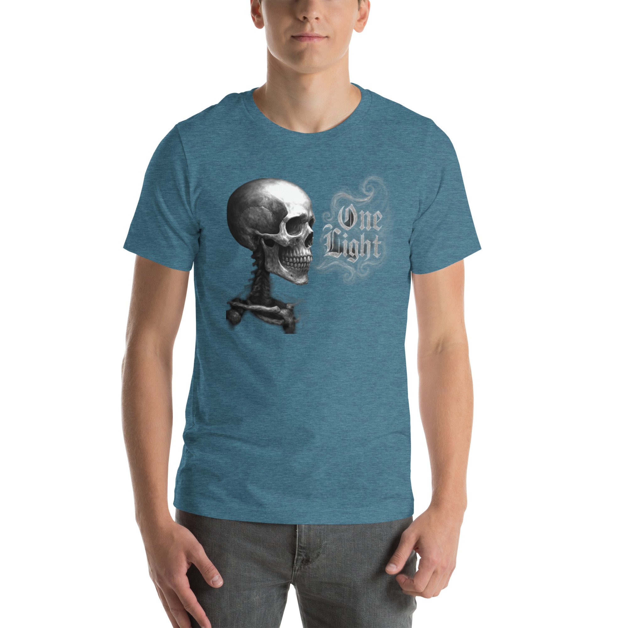 Unisex T-shirt One Light Skull - Image 98