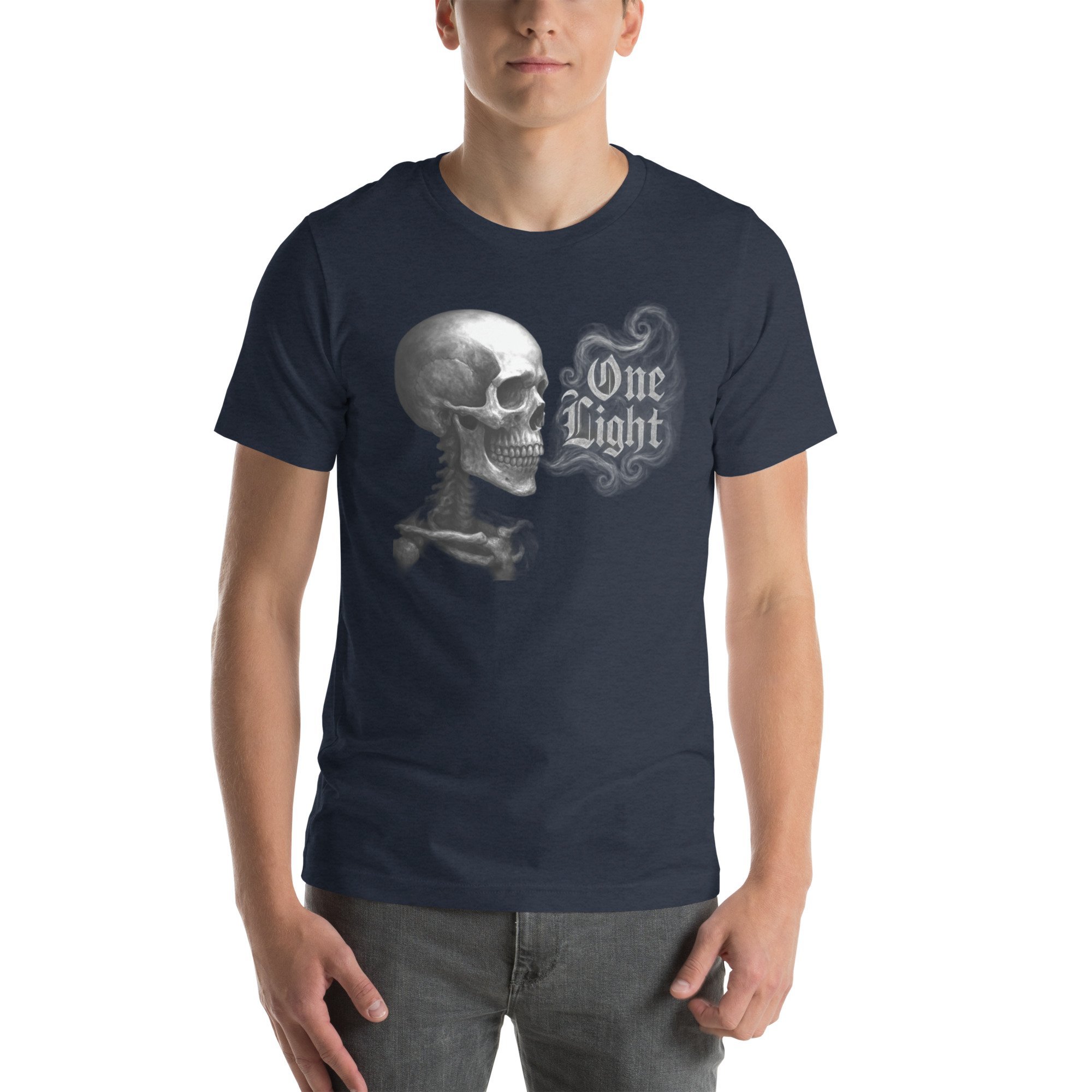 Unisex T-shirt One Light Skull - Image 90