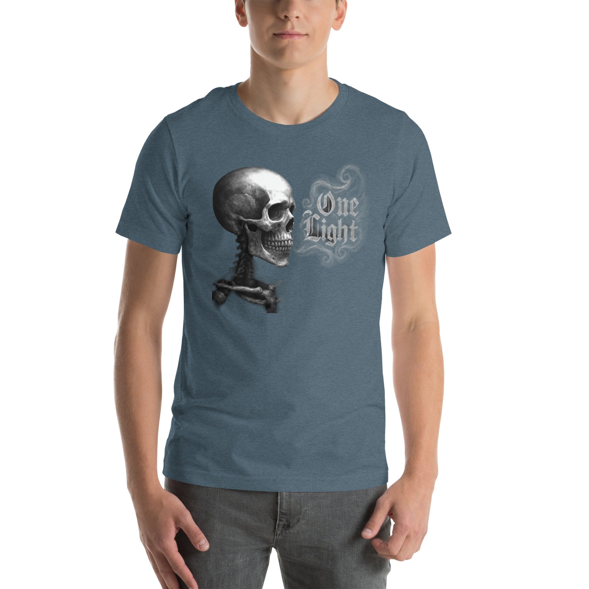Unisex T-shirt One Light Skull - Image 96